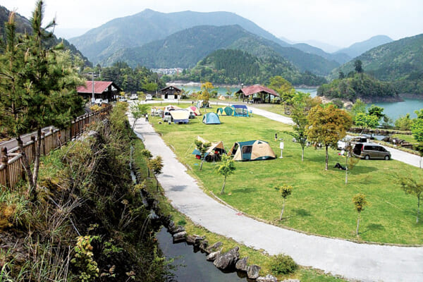 高知県安芸郡の魚梁瀬森林公園オートキャンプ場