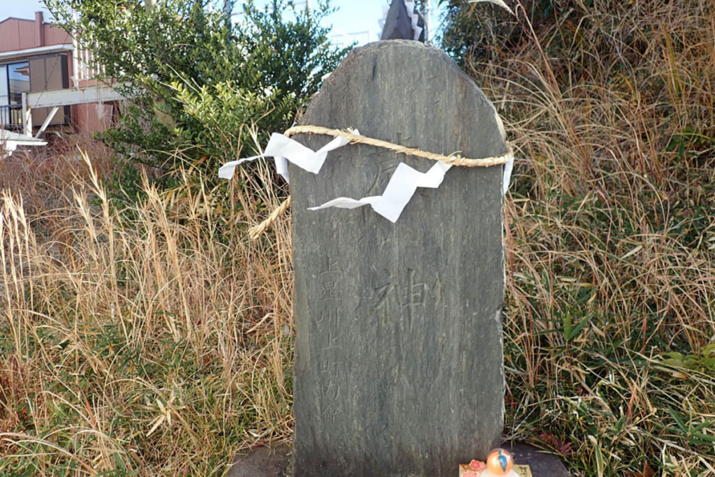 富士山神社の石碑