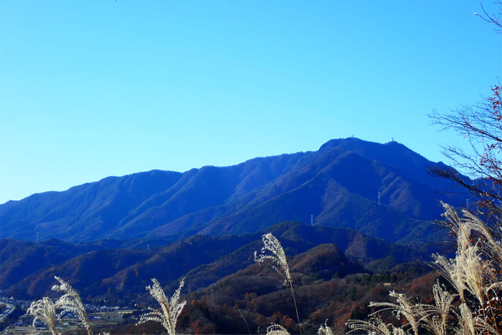 パノラマ展望台からの三ツ峠山