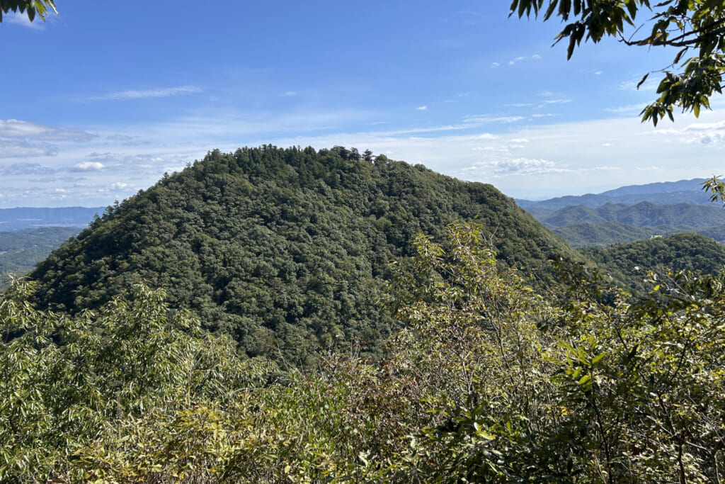 宰相ヶ岳から見る羽束山