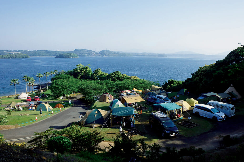 長崎県西海市の四本堂公園キャンプ場